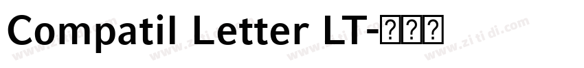 Compatil Letter LT字体转换